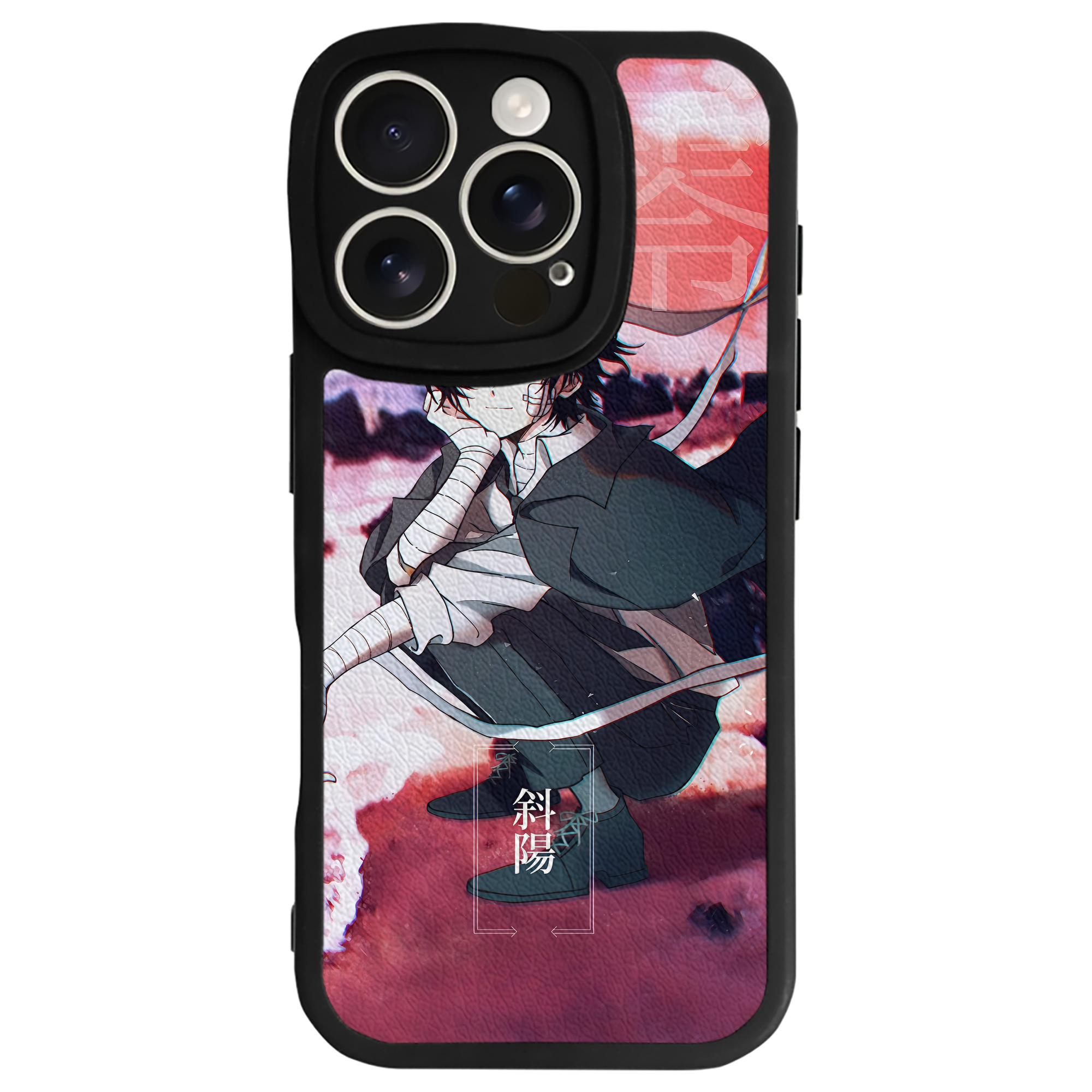 （画像用） 文豪ストレイドッグス Bungo Stray Dogs 【iPhone 16シリーズ対応】シリコンスマホケース（レザー調） 材質：シリコン